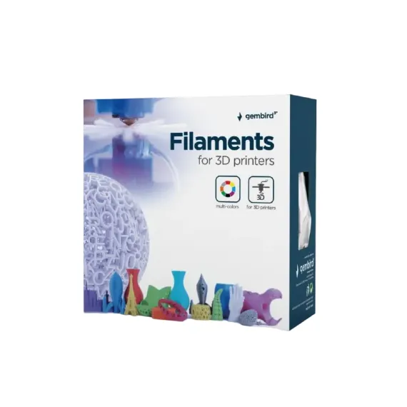 НИТЬ ДЛЯ 3D-ПРИНТЕРА GEMBIRD 3DP-PLA1.75-01-PR, PLA, РОЗОВЫЙ , 1.75 ММ, 1КГ