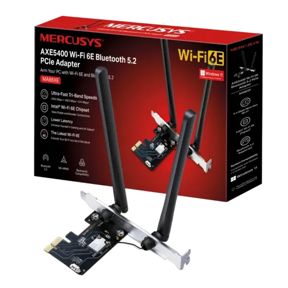 СЕТЕВОЙ АДАПТЕР PCIE MERCUSYS MA86XE, PCI-E