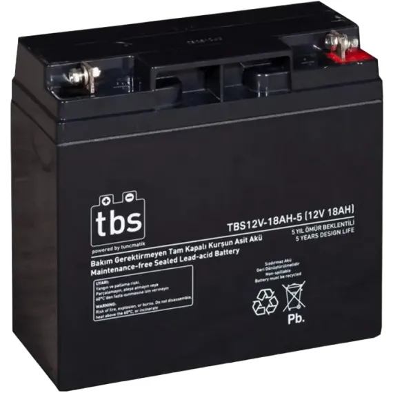 АККУМУЛЯТОР ДЛЯ ИБП TUNCMATIK TSK1457, 12В 18