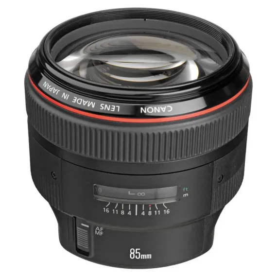 PRIME LENS CANON EF  85MM, F/1.2L  II USM