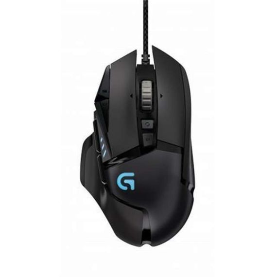 LOGITECH GAMING MOUSE G502 HERO HIGH PERFORMANCE, 11 PROGRAMMABLE BUTTONS, 16000 DPI, ONBOARD MEMORY: 5 PROFILES, RGB