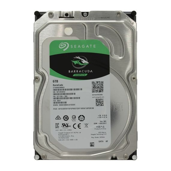 3.5" HDD 6.0TB SEAGATE ST6000DM003 BARRACUDA(TM) COMPUTE, 5400RPM,
