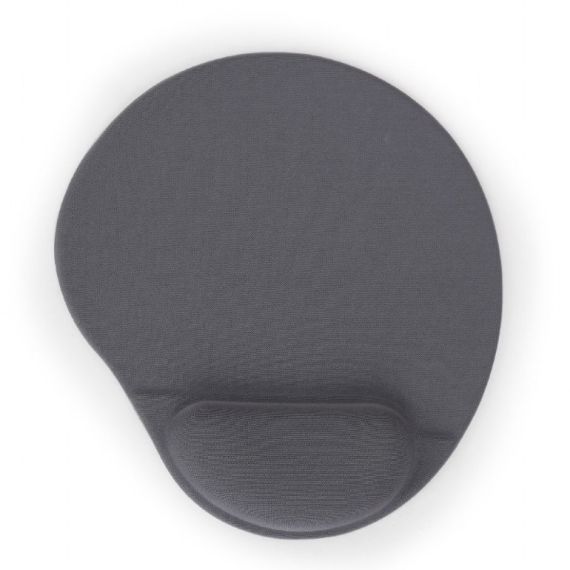 GEMBIRD MP-GEL-GR, GEL MOUSE PAD WITH WRIST SUPPORT, GREY