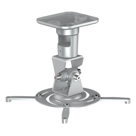 PUREMOUNTS PM-SPIDER-PLUS-S SUSPENSION BRACKET FOR PROJECTOR, CEILING TO PROJECTOR 225MM, TILT: +/- 180°, SWIVEL:180°, ROTADE: 360°, MAX 15KG, SILVER