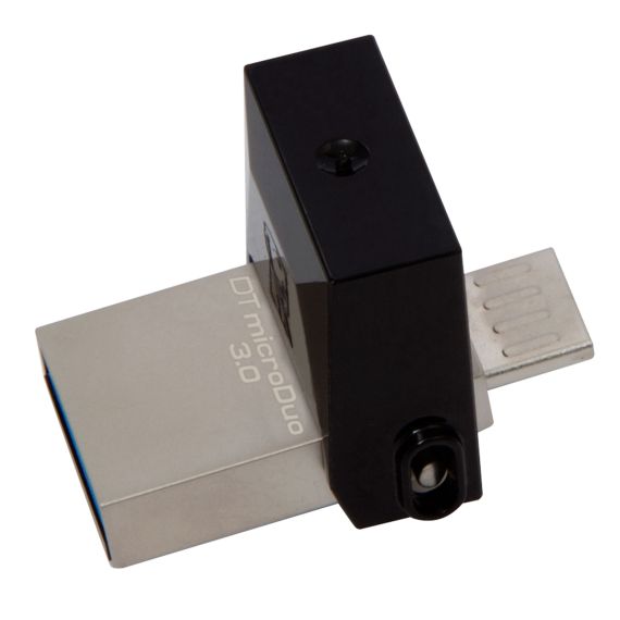 ФЛЕШ-НАКОПИТЕЛЬ USB KINGSTON DATATRAVELER MICRODUO 3.0 G2 128ГБ