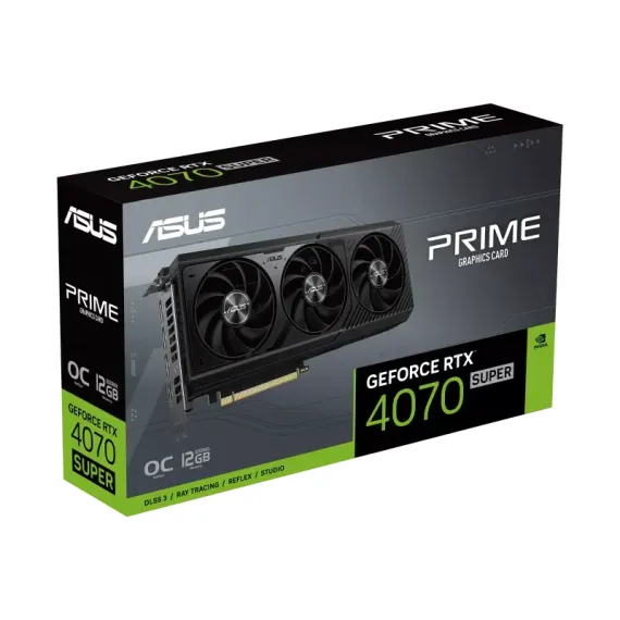 ВИДЕОКАРТА ASUS PRIME-RTX4070S-O12G, 12ГБ GDDR6X 192БИТ (PRIME-RTX4070S-O12G)