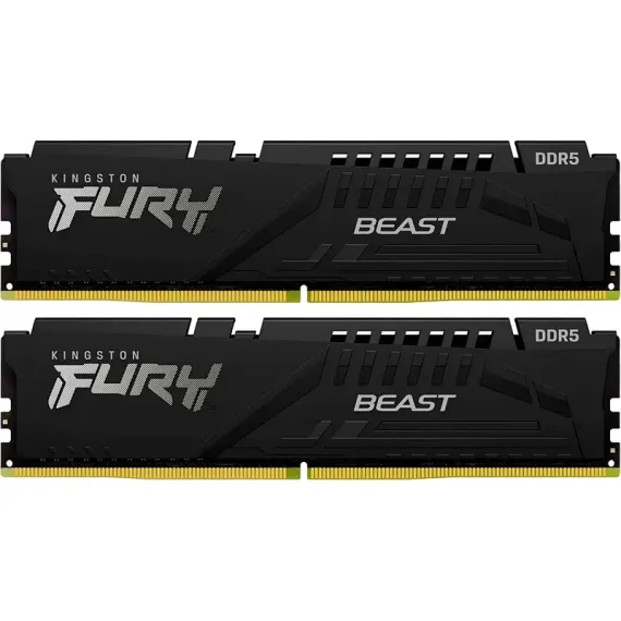 ОПЕРАТИВНАЯ ПАМЯТЬ KINGSTON FURY BEAST, DDR5 SDRAM, 5200 МГЦ, 16ГБ, KF552C36BBEK2-16