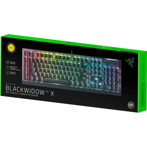 КЛАВИАТУРА RAZER BLACKWIDOW V4, ПРОВОДНОЕ, ЧЁРНЫЙ