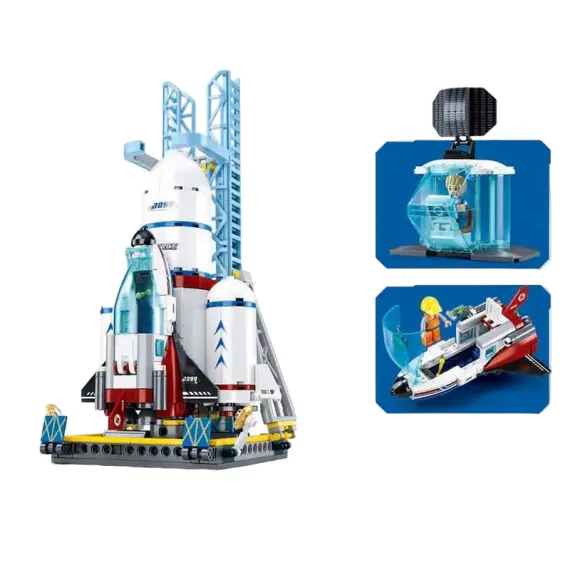 КОНСТРУКТОР SLUBAN КОСМОДРОМ B1199, 6+