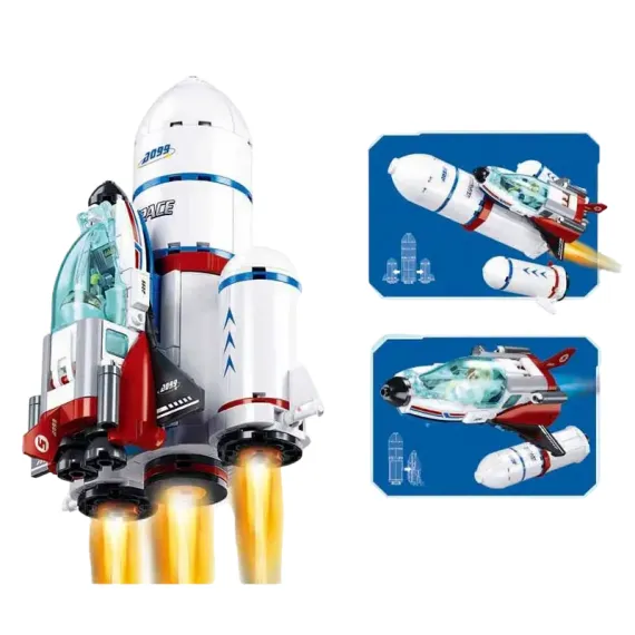 КОНСТРУКТОР SLUBAN КОСМОДРОМ B1199, 6+