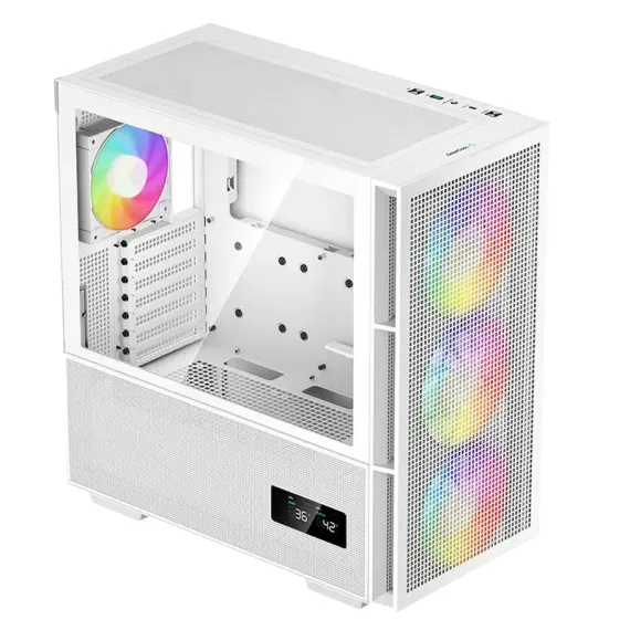 КОМПЬЮТЕРНЫЙ КОРПУС DEEPCOOL CH560 DIGITAL WH, MIDI-TOWER, БЕЗ БЛОКА ПИТАНИЯ, БЕЛЫЙ