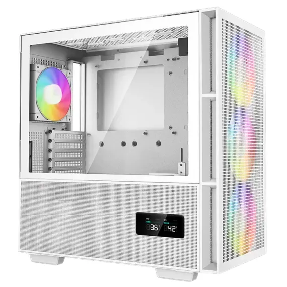 КОМПЬЮТЕРНЫЙ КОРПУС DEEPCOOL CH560 DIGITAL WH, MIDI-TOWER, БЕЗ БЛОКА ПИТАНИЯ, БЕЛЫЙ
