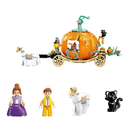 КОНСТРУКТОР SLUBAN КАРЕТА ИЗ ТЫКВЫ B1176, 6+