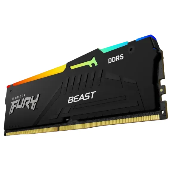 ОПЕРАТИВНАЯ ПАМЯТЬ KINGSTON FURY BEAST RGB, DDR5 SDRAM, 6000 МГЦ, 8ГБ, KF560C30BBA-8