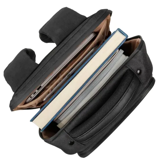 РЮКЗАК ДЛЯ НОУТБУКА RIVACASE 8126, 15", ECO-FRIENDLY RPET ПОЛИЭСТЕР, ЧЁРНЫЙ