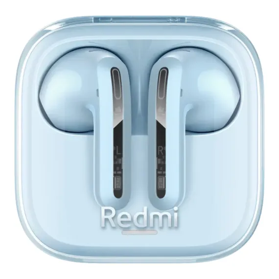НАУШНИКИ XIAOMI REDMI BUDS 6, ПРОЗРАЧНЫЙ СИНИЙ