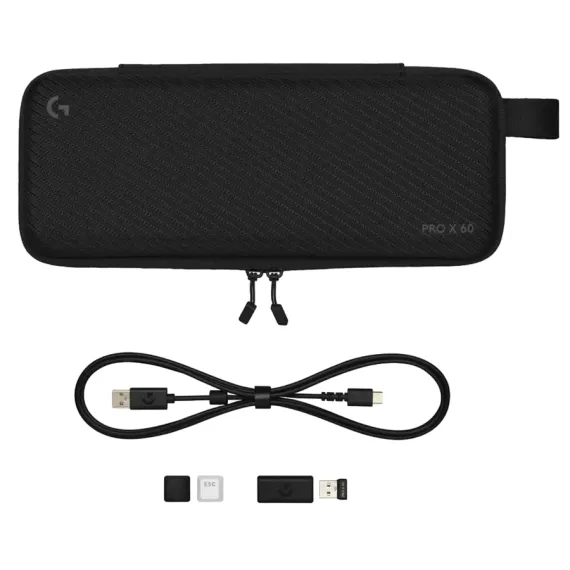 КЛАВИАТУРА LOGITECH PRO X 60, ПРОВОДНОЕ / БЕСПРОВОДНОЕ, ЧЁРНЫЙ