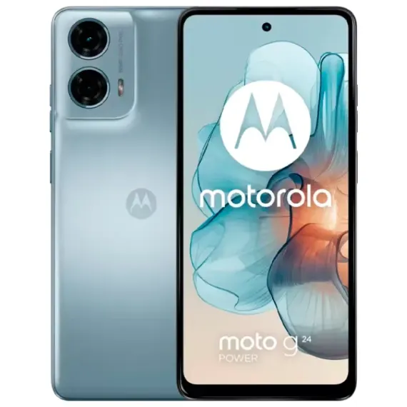 СМАРТФОН MOTOROLA MOTO G24 POWER, 8ГБ/256ГБ, GLACIER BLUE