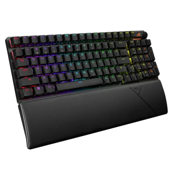 КЛАВИАТУРА ASUS ROG STRIX SCOPE II 96, ПРОВОДНОЕ / БЕСПРОВОДНОЕ, ЧЁРНЫЙ
