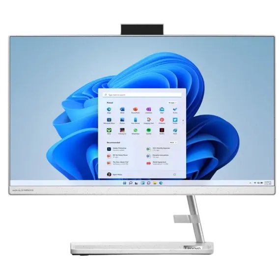 МОНОБЛОК LENOVO IDEACENTRE 3 27IAP7, 27", INTEL CORE I5-12450H, 16ГБ/512ГБ, БЕЗ ОС, БЕЛЫЙ