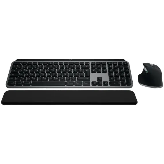 КЛАВИАТУРА И МЫШЬ LOGITECH MX KEYS S COMBO, БЕСПРОВОДНОЕ, SPACE GREY