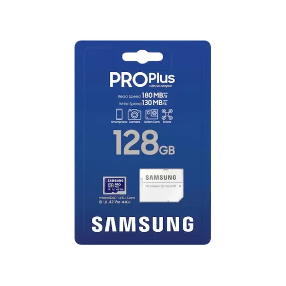 КАРТА ПАМЯТИ SAMSUNG EVO PLUS MICROSDXC, 128ГБ (MB-MD128SA/CN)