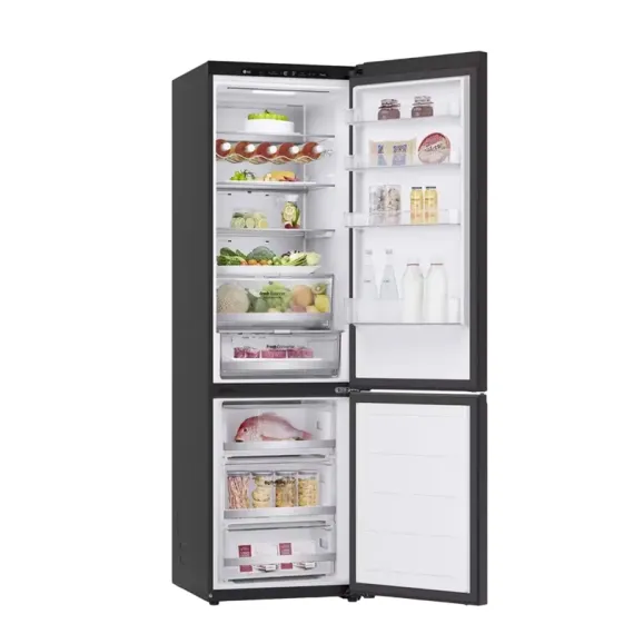 ХОЛОДИЛЬНИК LG GBB72TW9DQ, DOORCOOLING+, БЕЛЫЙ | ЧЕРНЫЙ