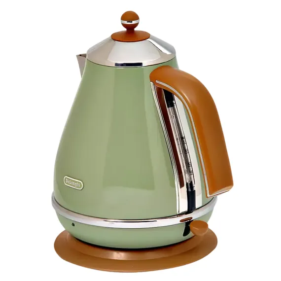 ЭЛЕКТРОЧАЙНИК DELONGHI KBOV 2001 GR, ЗЕЛЕНЫЙ
