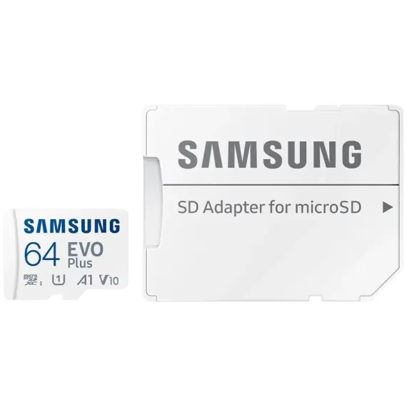 КАРТА ПАМЯТИ SAMSUNG EVO PLUS MICROSDXC, 64ГБ (MB-MC64SA/CN)