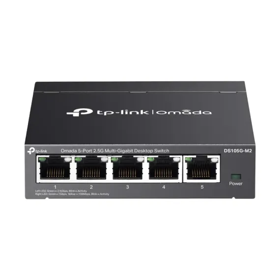 СЕТЕВОЙ КОММУТАТОР TP-LINK DS105G-M2, 5X 10/100/1000/2500 МБИТ/С