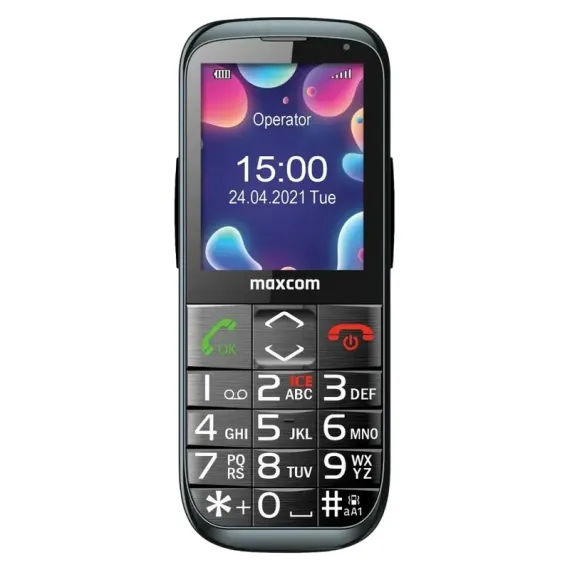МОБИЛЬНЫЙ ТЕЛЕФОН MAXCOM MM724, ЧЁРНЫЙ
