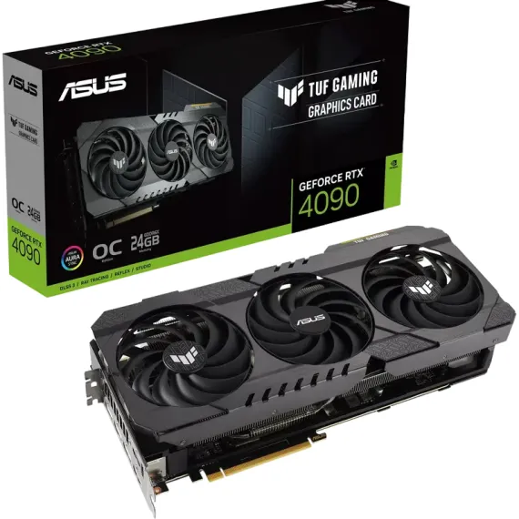 ВИДЕОКАРТА ASUS TUF-RTX4090-O24G-OG-GAMING, 24 ГБ GDDR6X 138БИТ (TUF-RTX4090-O24G-OG-GAMING)