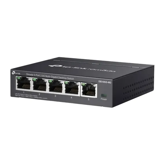 СЕТЕВОЙ КОММУТАТОР TP-LINK DS105G-M2, 5X 10/100/1000/2500 МБИТ/С