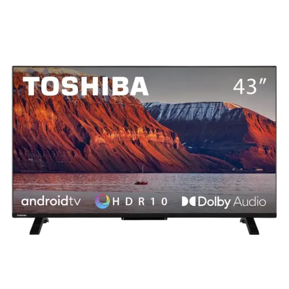 43" LED SMART ТЕЛЕВИЗОР TOSHIBA 43LA2363DG, 1920X1080 FHD, ANDROID TV, ЧЁРНЫЙ