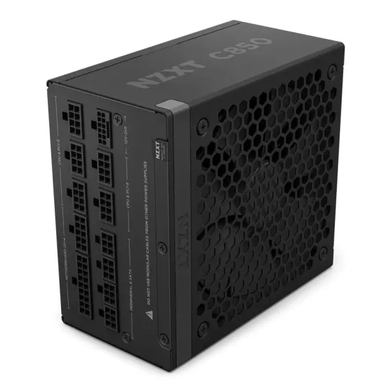 БЛОК ПИТАНИЯ ДЛЯ КОМПЬЮТЕРОВ NZXT C850, 850ВТ, ATX, ПОЛНОСТЬЮ МОДУЛЬНЫЙ