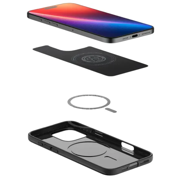 ЧЕХОЛ SPIGEN IPHONE 16 PRO THIN FIT MAG MAGSAFE, ЧЁРНЫЙ