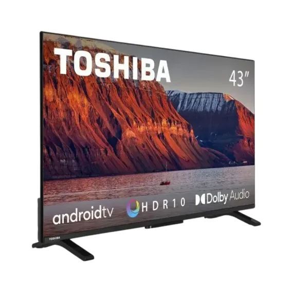43" LED SMART ТЕЛЕВИЗОР TOSHIBA 43LA2363DG, 1920X1080 FHD, ANDROID TV, ЧЁРНЫЙ