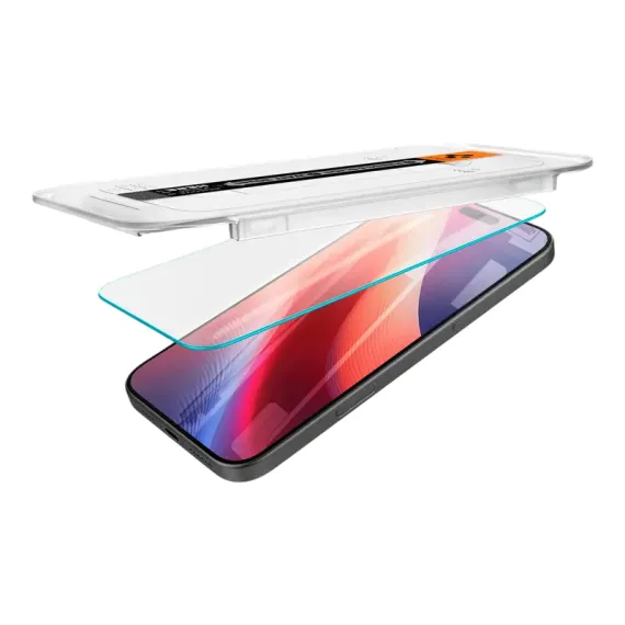 ЗАЩИТНОЕ СТЕКЛО SPIGEN IPHONE 16 PRO GLAS. TR SLIM, ПРОЗРАЧНЫЙ