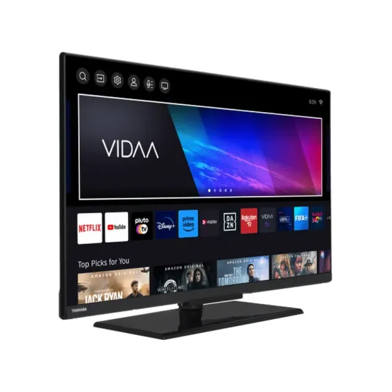 24" LED SMART ТЕЛЕВИЗОР TOSHIBA 24WV3463DG, 1366X768 HD, ЧЁРНЫЙ