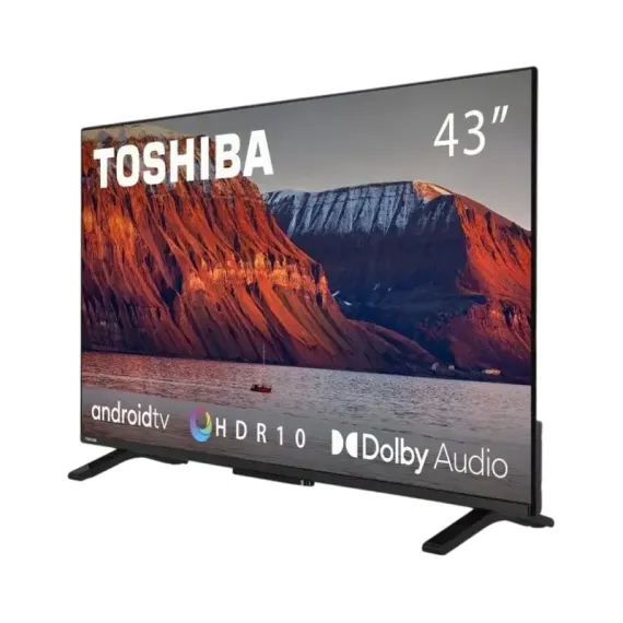 43" LED SMART ТЕЛЕВИЗОР TOSHIBA 43LA2363DG, 1920X1080 FHD, ANDROID TV, ЧЁРНЫЙ