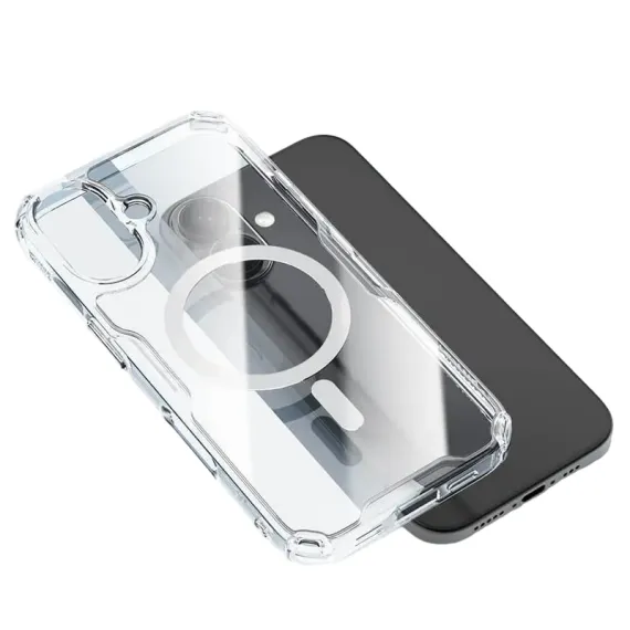 ЧЕХОЛ NILLKIN IPHONE 16 PLUS - NATURE TPU PRO MAGNETIC, ПРОЗРАЧНЫЙ