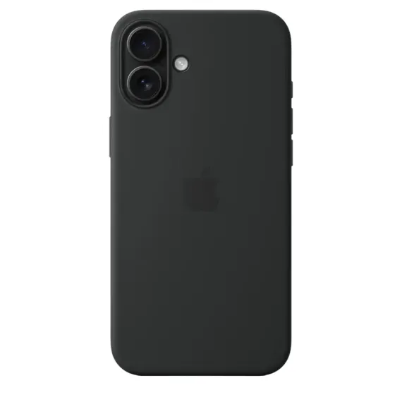 ЧЕХОЛ APPLE IPHONE16 PLUS SILICONE CASE WITH MAGSAFE, ЧЁРНЫЙ
