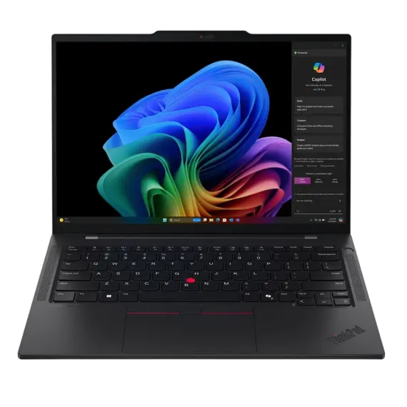 НОУТБУК ДЛЯ БИЗНЕСА 14" LENOVO THINKPAD T14S GEN 6 (SNAPDRAGON), ЧЁРНЫЙ, QUALCOMM SNAPDRAGON X ELITE X1E-78-100, 32ГБ/1024ГБ, WINDOWS 11 PRO