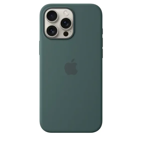 ЧЕХОЛ APPLE IPHONE 16 PRO MAX SILICONE CASE WITH MAGSAFE, LAKE GREEN