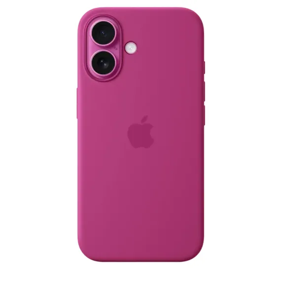 ЧЕХОЛ APPLE IPHONE16 SILICONE CASE WITH MAGSAFE, ФУКСИЯ