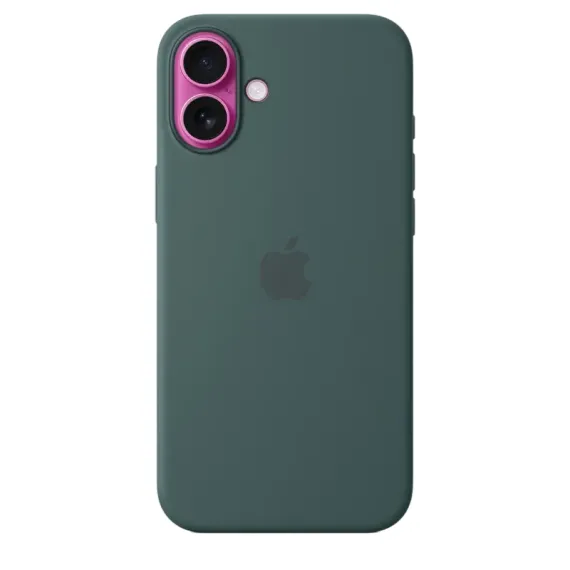 ЧЕХОЛ APPLE IPHONE16 PLUS SILICONE CASE WITH MAGSAFE, LAKE GREEN