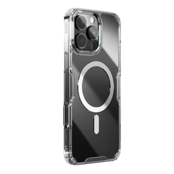 ЧЕХОЛ NILLKIN IPHONE 16 PRO - NATURE TPU PRO MAGNETIC, ПРОЗРАЧНЫЙ