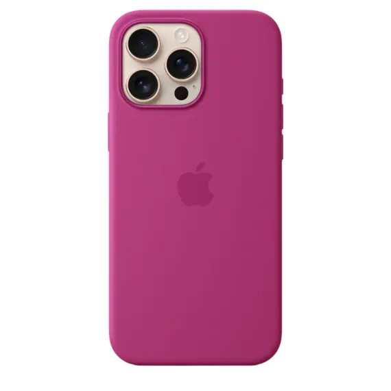 ЧЕХОЛ APPLE IPHONE 16 PRO MAX SILICONE CASE WITH MAGSAFE, ФУКСИЯ