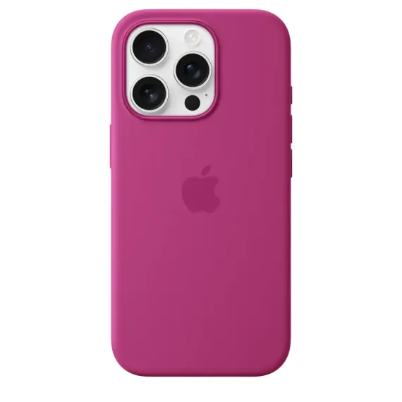 ЧЕХОЛ APPLE IPHONE 16 PRO SILICONE CASE WITH MAGSAFE, ФУКСИЯ