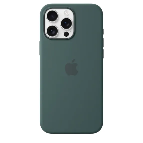 ЧЕХОЛ APPLE IPHONE 16 PRO MAX SILICONE CASE WITH MAGSAFE, LAKE GREEN